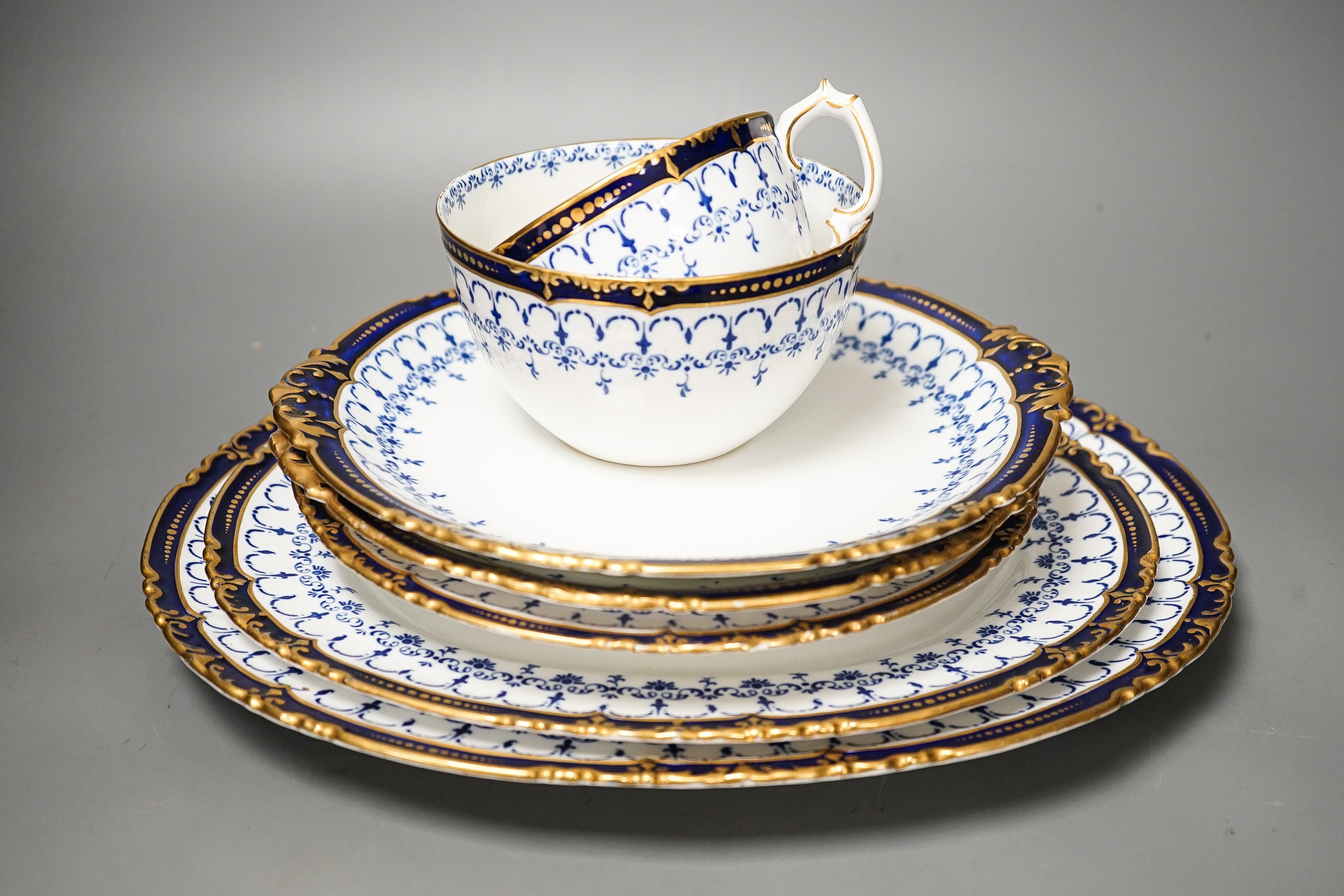 A Royal Crown Derby tea service, 1920s